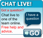 Got a question? Chat live to one of the team. Free help and advice